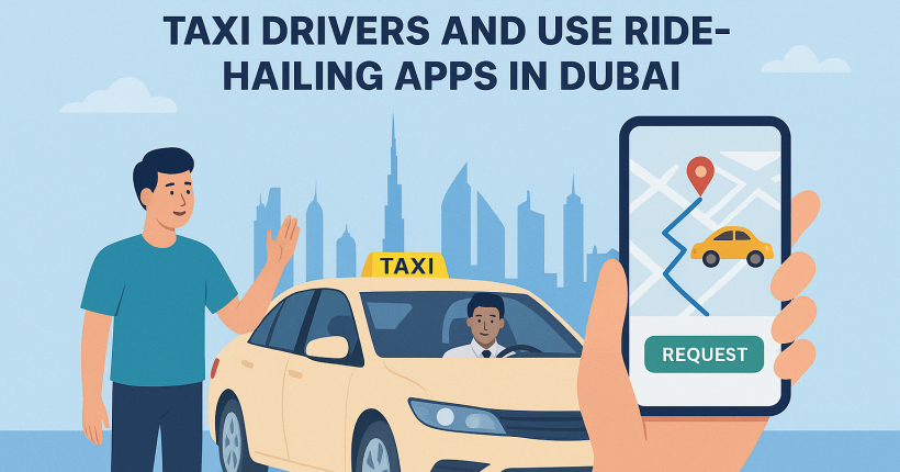 Communicate with taxi in dubai